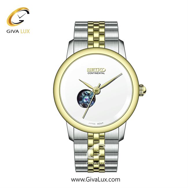 ساعت مچی اورجینال مردانه سیکو (کانتیننتال) | Seiko (Continental)  نقره ای-طلایی | طلایی-نقره ای| سفید| کد رفرنس 0407