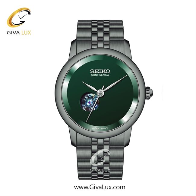 ساعت مچی اورجینال مردانه سیکو (کانتیننتال) | Seiko (Continental)  تیتانیوم | تیتانیوم(زغالی)| سبز یشمی تیره| کد رفرنس 0407