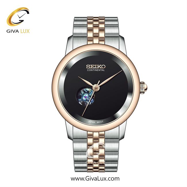 ساعت مچی اورجینال مردانه سیکو (کانتیننتال) | Seiko (Continental)  رزگلد-نقره ای | رزگلد-نقره ای| مشکی| کد رفرنس 0407