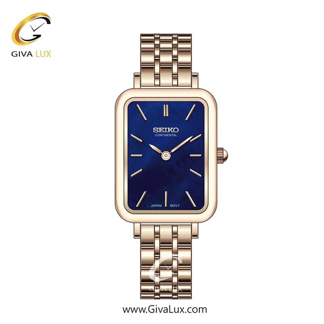 ساعت مچی اورجینال زنانه سیکو (کانتیننتال) | Seiko (Continental)  رزگلد | رزگلد| سرمه ای| کد رفرنس 0408