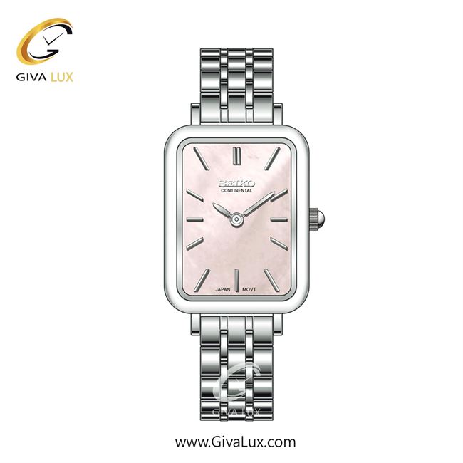 ساعت مچی اورجینال زنانه سیکو (کانتیننتال) | Seiko (Continental)  نقره ای | نقره ای| صورتی| کد رفرنس 0408