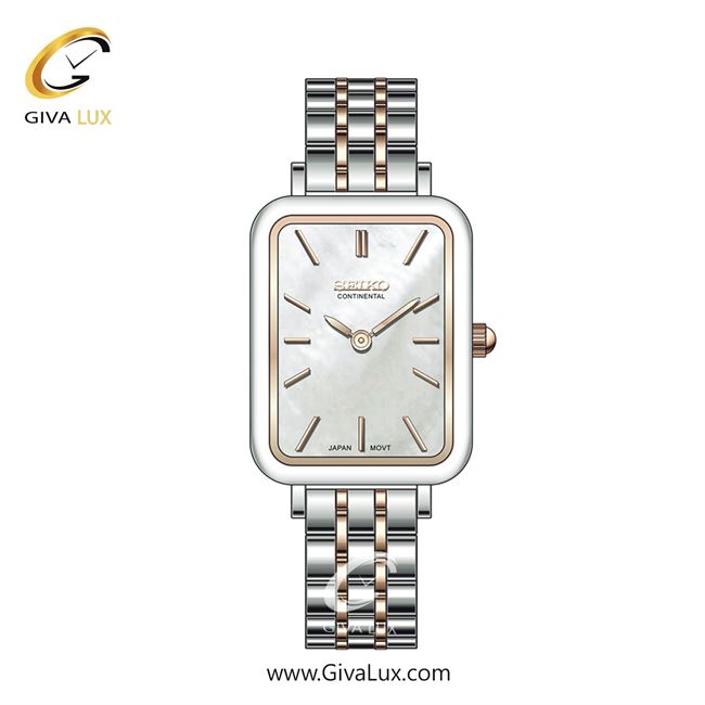 ساعت مچی اورجینال زنانه سیکو (کانتیننتال) | Seiko (Continental)  نقره ای-رزگلد | رزگلد-نقره ای| نقره ای| کد رفرنس 0408