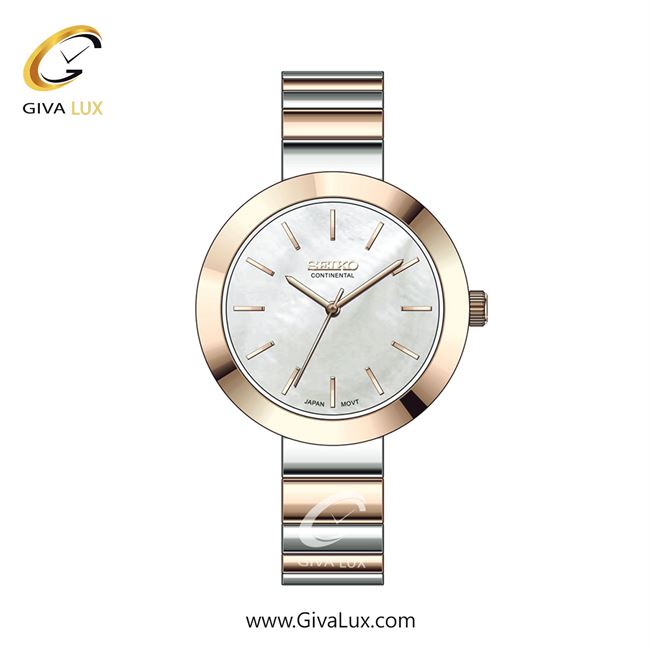 ساعت مچی اورجینال زنانه سیکو (کانتیننتال) | Seiko (Continental)  رزگلد | رزگلد-نقره ای| نقره ای| کد رفرنس 0413