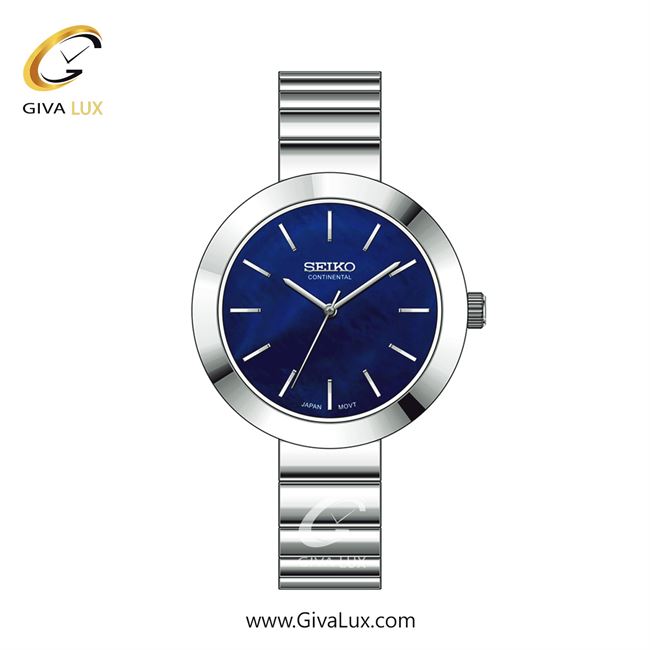 ساعت مچی اورجینال زنانه سیکو (کانتیننتال) | Seiko (Continental)  نقره ای | نقره ای| سرمه ای| کد رفرنس 0413