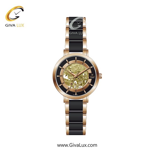 ساعت مچی اورجینال ویولت VIOLET رزگلد-مشکی | رزگلد-مشکی| طلایی| کد رفرنس 0567/2