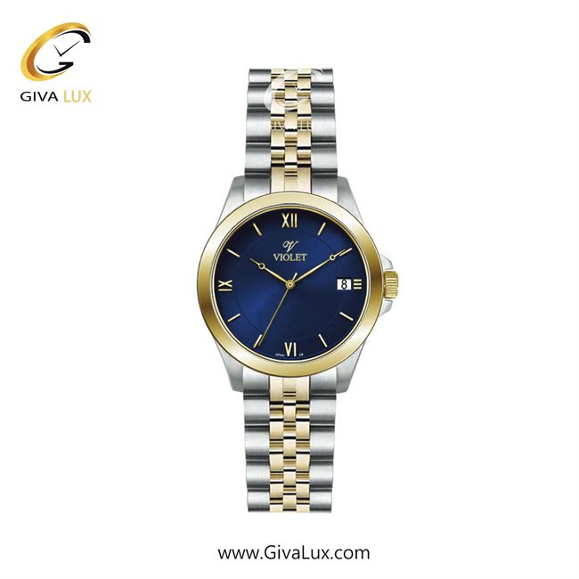 ساعت مچی اورجینال زنانه ویولت VIOLET طلایی-نقره ای | طلایی-نقره ای| آبی| کد رفرنس 0590/2