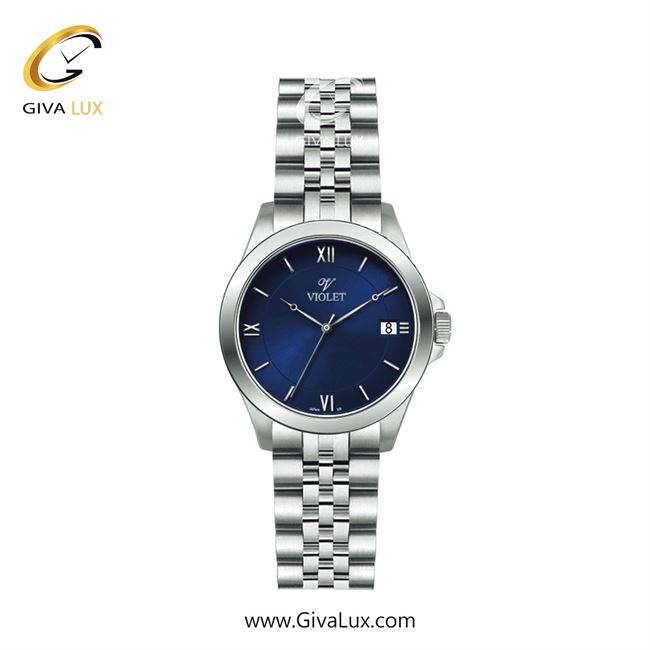 ساعت مچی اورجینال زنانه ویولت VIOLET نقره ای | نقره ای| آبی| کد رفرنس 0590