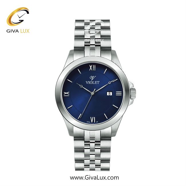 ساعت مچی اورجینال زنانه ویولت VIOLET نقره ای | نقره ای| آبی| کد رفرنس 0590