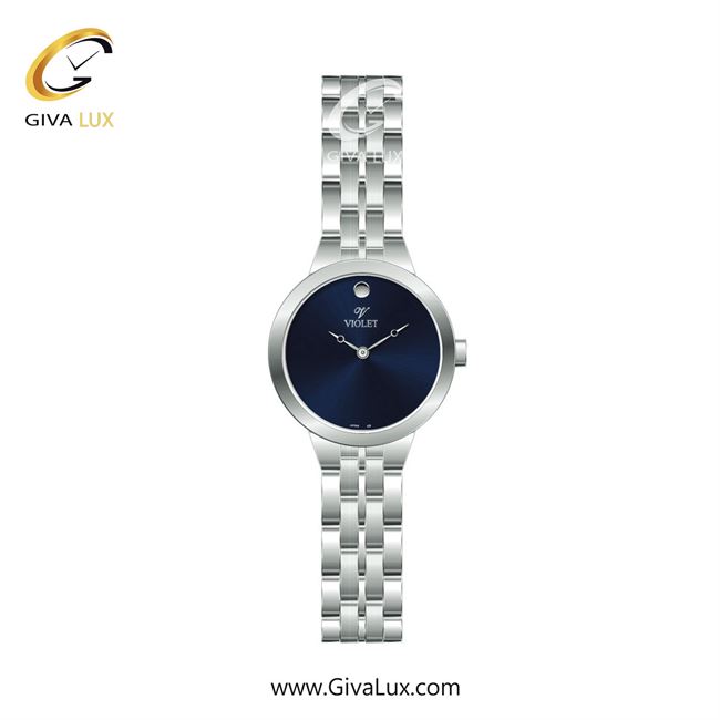ساعت مچی اورجینال زنانه ویولت VIOLET نقره ای | نقره ای| آبی| کد رفرنس 0597