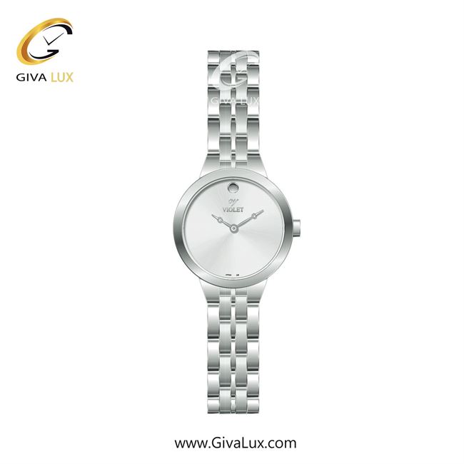 ساعت مچی اورجینال زنانه ویولت VIOLET نقره ای | نقره ای| سفید| کد رفرنس 0597