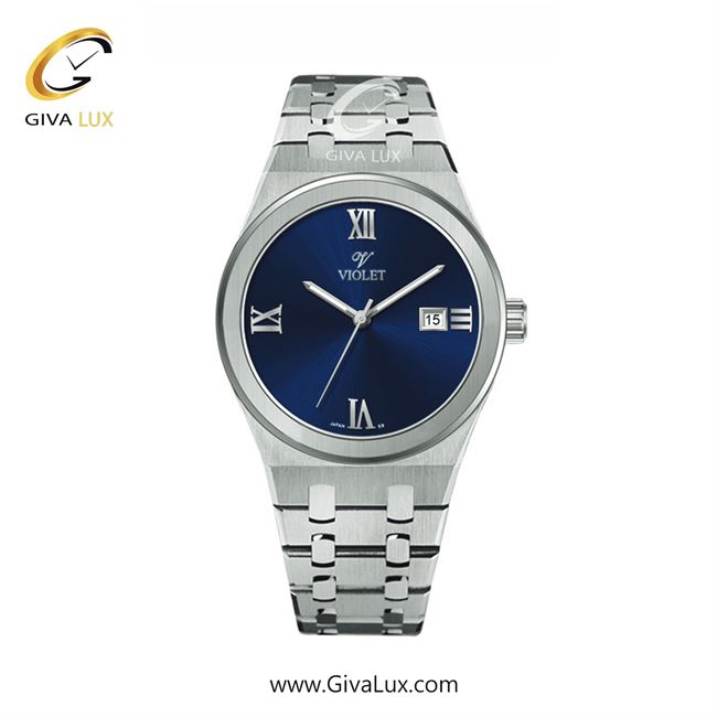 ساعت مچی اورجینال زنانه ویولت VIOLET نقره ای | نقره ای| آبی| کد رفرنس 0601
