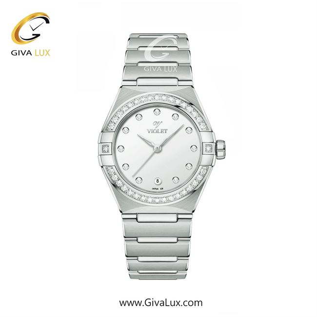 ساعت مچی اورجینال زنانه ویولت VIOLET نقره ای | نقره ای| سفید| کد رفرنس 0605