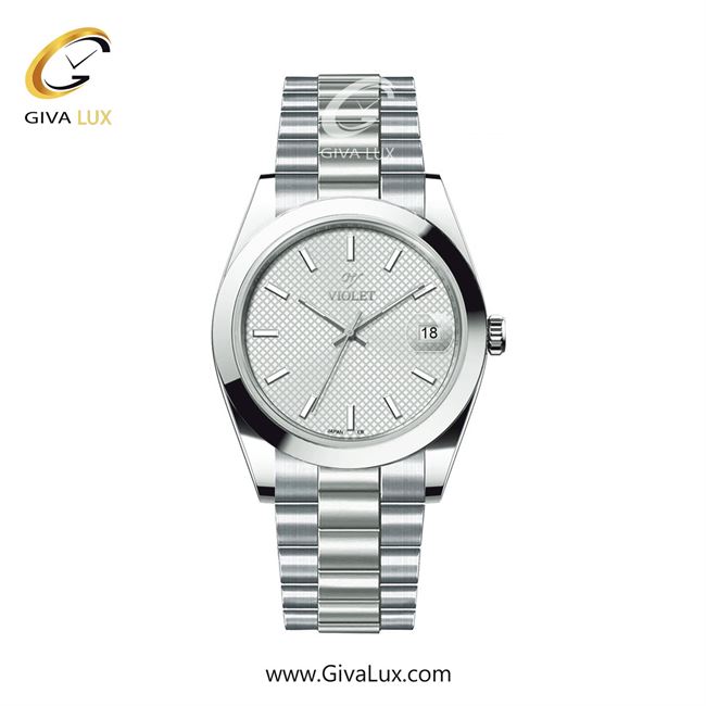 ساعت مچی اورجینال مردانه ویولت VIOLET نقره ای | نقره ای| سفید| کد رفرنس 0607