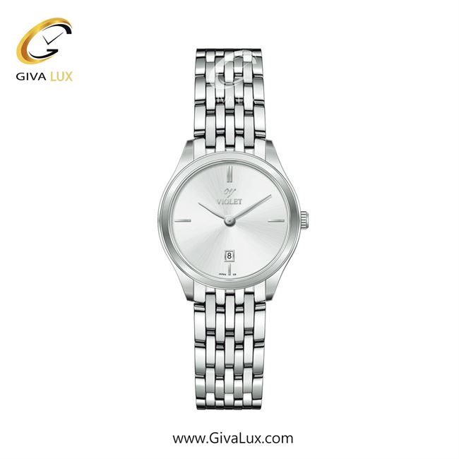 ساعت مچی اورجینال زنانه ویولت VIOLET نقره ای | نقره ای| سفید| کد رفرنس 0608