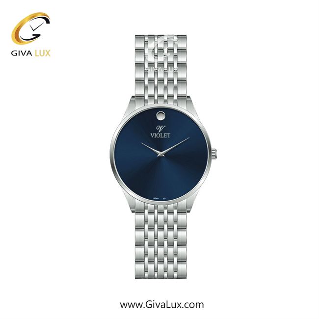 ساعت مچی اورجینال زنانه ویولت VIOLET نقره ای | نقره ای| آبی| کد رفرنس 0609