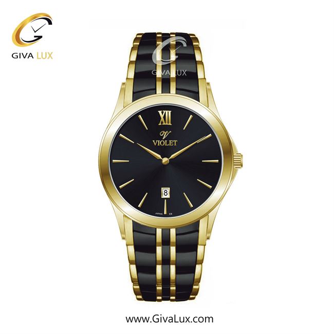 ساعت مچی اورجینال مردانه ویولت VIOLET مشکی-طلایی | مشکی-طلایی| مشکی| کد رفرنس 0610/2