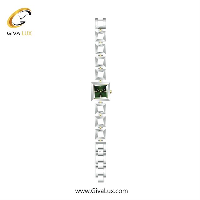 ساعت مچی اورجینال زنانه ویولت VIOLET طلایی-نقره ای | طلایی-نقره ای| سبز یشمی تیره| کد رفرنس 0621/2