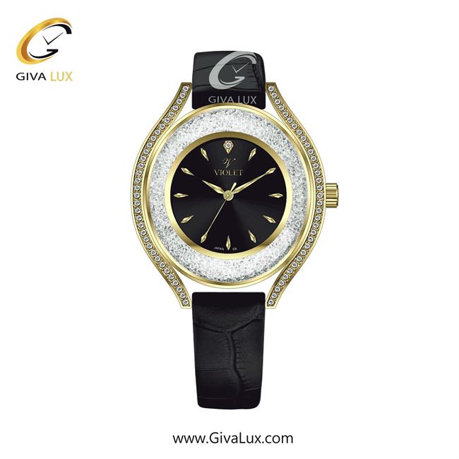 ساعت مچی اورجینال زنانه ویولت VIOLET طلایی | مشکی| مشکی| کد رفرنس 0622/2
