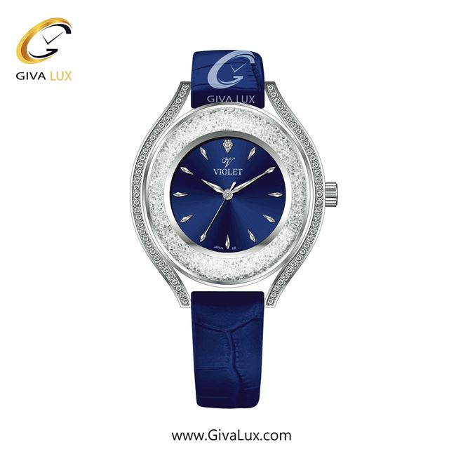 ساعت مچی اورجینال زنانه ویولت VIOLET نقره ای | آبی| آبی| کد رفرنس 0622