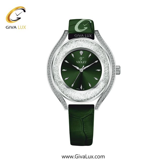 ساعت مچی اورجینال زنانه ویولت VIOLET نقره ای | سبز| سبز| کد رفرنس 0622