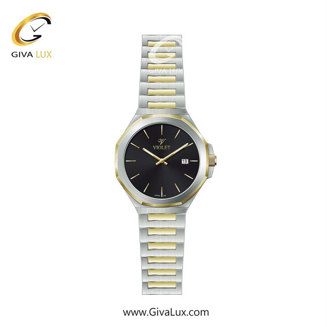 ساعت مچی اورجینال زنانه ویولت VIOLET طلایی-نقره ای | نقره ای-طلایی| مشکی| کد رفرنس 0623/2