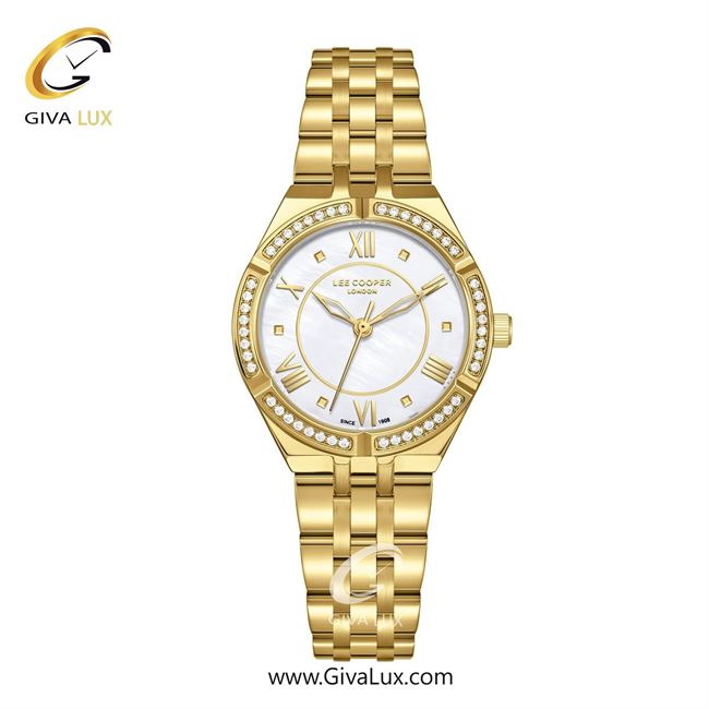 ساعت مچی اورجینال زنانه لی کوپر طلایی | طلایی| نقره ای| کد رفرنس LC08132.120