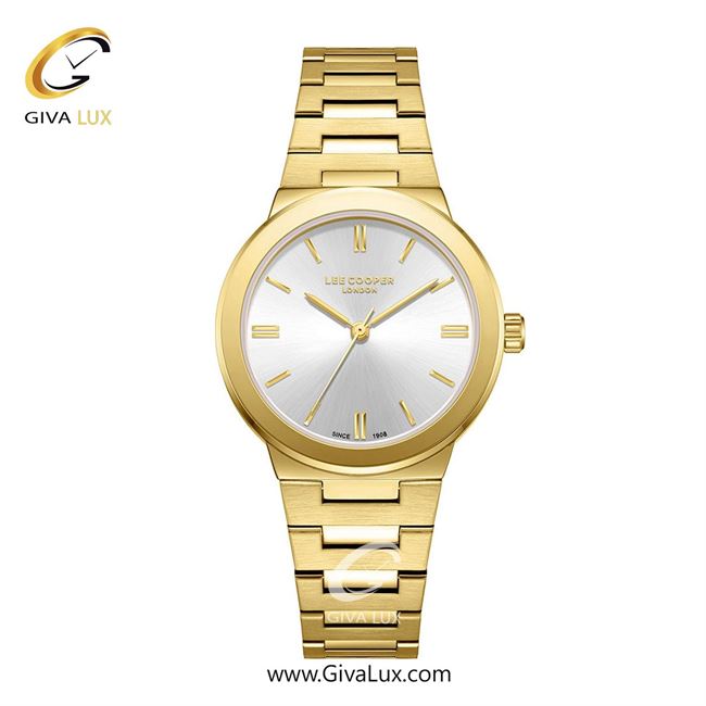 ساعت مچی اورجینال زنانه لی کوپر طلایی | طلایی| نقره ای| کد رفرنس LC08133.130