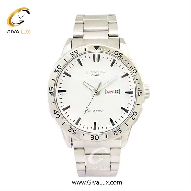 ساعت مچی اورجینال مردانه لاروس  نقره ای | نقره ای| سفید| کد رفرنس 0817-79943-DD/1-1-1-1