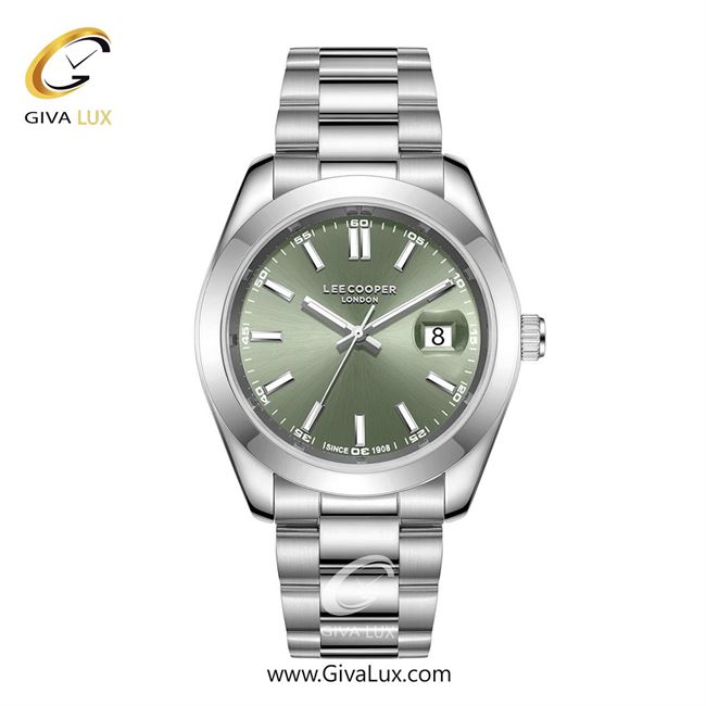 ساعت مچی اورجینال مردانه لی کوپر نقره ای | نقره ای| سبز| کد رفرنس LC08189.370