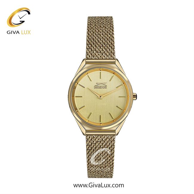 ساعت مچی اورجینال زنانه اسلازنگر | Slazenger طلایی | طلایی| طلایی| کد رفرنس sl.09.1852.3.03