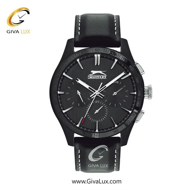 ساعت مچی اورجینال مردانه اسلازنگر | Slazenger سه موتوره فول تایم مشکی | مشکی| مشکی| کد رفرنس sl.09.2006.2.03