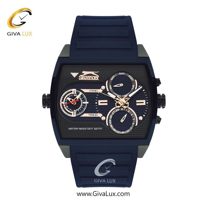 ساعت مچی اورجینال مردانه اسلازنگر | Slazenger دو زمانه سرمه ای-طوسی | سرمه ای| سرمه ای-مشکی| کد رفرنس SL.09.2208.2.02