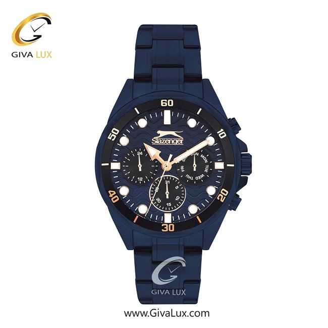 ساعت مچی اورجینال مردانه اسلازنگر | Slazenger سه موتوره فول تایم سرمه ای-مشکی | سرمه ای| سرمه ای| کد رفرنس sl.09.2309.2.07