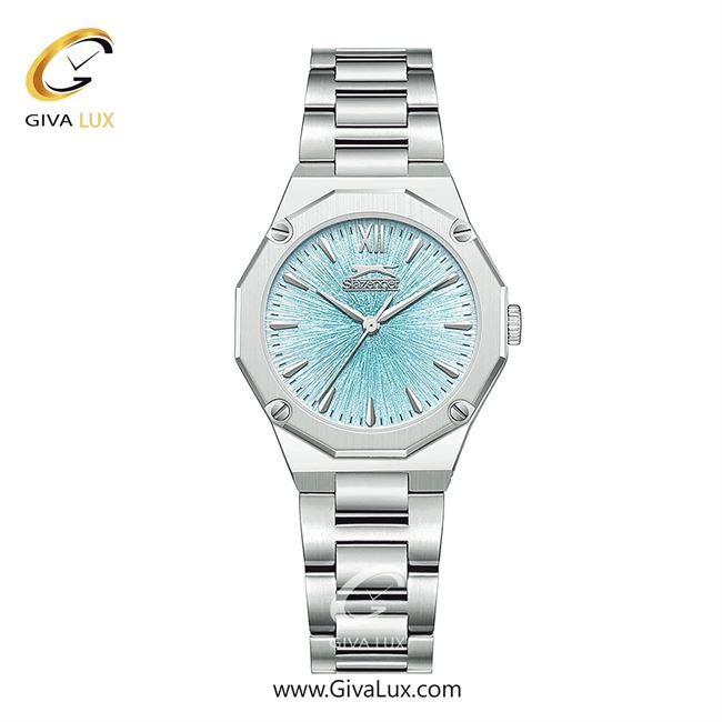 ساعت مچی اورجینال زنانه اسلازنگر | Slazenger نقره ای | نقره ای| آبی-نقره ای| کد رفرنس SL.09.2374.3.07