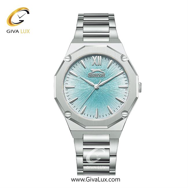 ساعت مچی اورجینال مردانه اسلازنگر | Slazenger نقره ای | نقره ای| آبی-نقره ای| کد رفرنس SL.09.2375.1.07