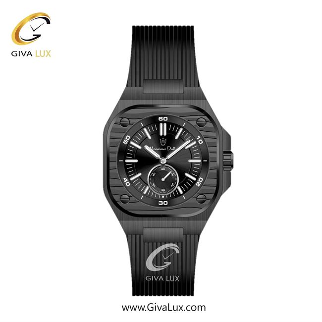 ساعت مچی اورجینال مردانه ماسیمو دوتی دو موتوره زیر ثانیه مشکی | مشکی| مشکی| کد رفرنس MD.1.10003.03