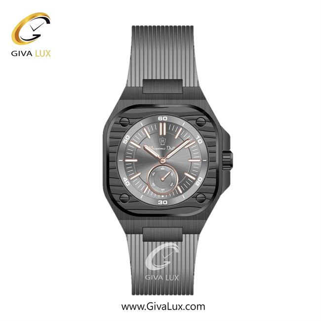 ساعت مچی اورجینال مردانه ماسیمو دوتی دو موتوره زیر ثانیه مشکی | طوسی| طوسی| کد رفرنس MD.1.10003.05