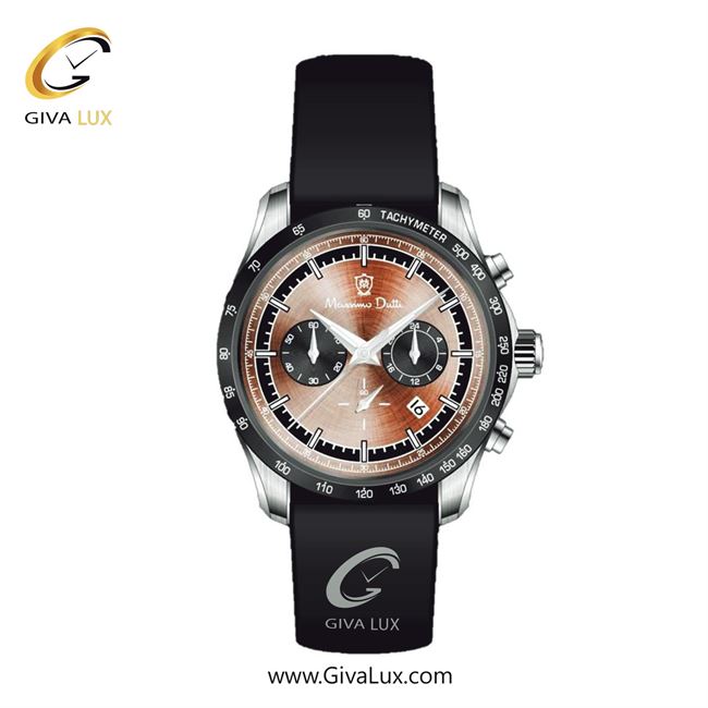 ساعت مچی اورجینال مردانه ماسیمو دوتی سه موتوره کرنوگراف نقره ای-مشکی | مشکی| قهوه ای| کد رفرنس MD.1.10005.02