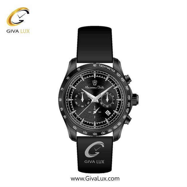 ساعت مچی اورجینال مردانه ماسیمو دوتی سه موتوره کرنوگراف مشکی | مشکی| مشکی| کد رفرنس MD.1.10005.05