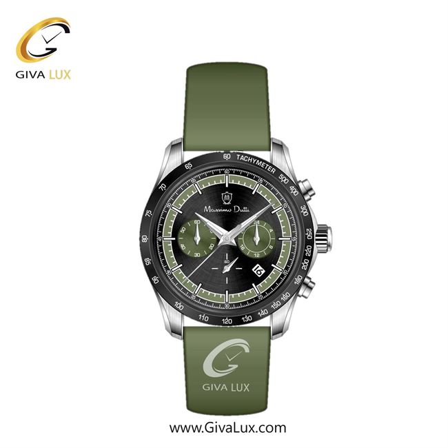 ساعت مچی اورجینال مردانه ماسیمو دوتی سه موتوره کرنوگراف مشکی-نقره ای | سبز| سبز-مشکی| کد رفرنس MD.1.10005.06