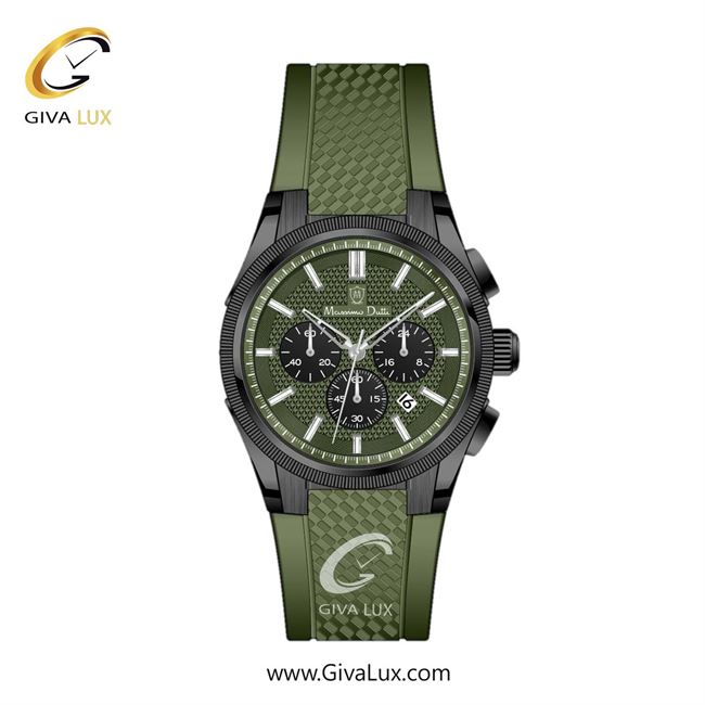 ساعت مچی اورجینال مردانه ماسیمو دوتی سه موتوره کرنوگراف مشکی | سبز| سبز| کد رفرنس MD.1.10006.06