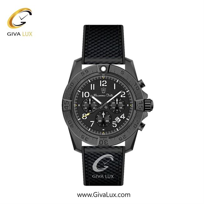 ساعت مچی اورجینال مردانه ماسیمو دوتی سه موتوره کرنوگراف مشکی | مشکی| مشکی| کد رفرنس MD.1.10007.02