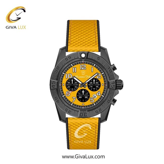 ساعت مچی اورجینال مردانه ماسیمو دوتی سه موتوره کرنوگراف مشکی | زرد| زرد-مشکی| کد رفرنس MD.1.10007.04