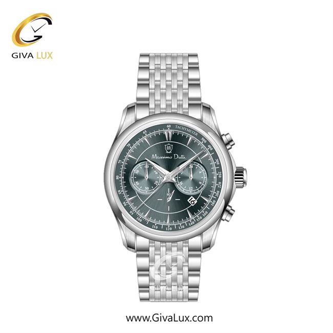 ساعت مچی اورجینال مردانه ماسیمو دوتی سه موتوره کرنوگراف نقره ای | نقره ای| دودی|تیتانیوم| کد رفرنس MD.1.10008.05