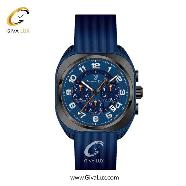 ساعت مچی اورجینال مردانه ماسیمو دوتی سه موتوره کرنوگراف سرمه ای-مشکی | سرمه ای| سرمه ای| کد رفرنس MD.1.10009.03