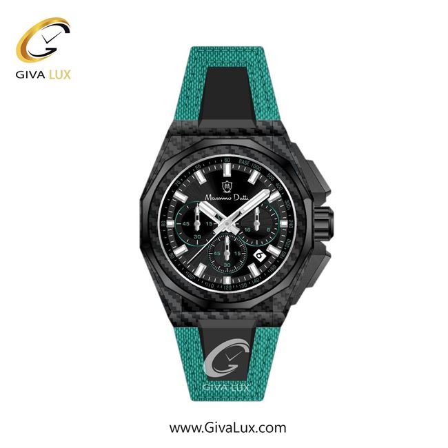 ساعت مچی اورجینال مردانه ماسیمو دوتی سه موتوره کرنوگراف مشکی | مشکی-سبزآبی| مشکی| کد رفرنس MD.1.10011.01