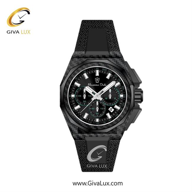 ساعت مچی اورجینال مردانه ماسیمو دوتی سه موتوره کرنوگراف مشکی | مشکی| مشکی| کد رفرنس MD.1.10011.06
