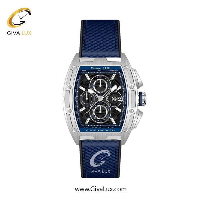 ساعت مچی اورجینال مردانه ماسیمو دوتی سه موتوره کرنوگراف نقره ای | سرمه ای| مشکی| کد رفرنس MD.1.10012.05