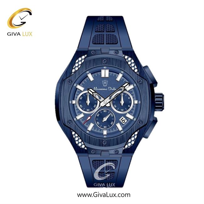 ساعت مچی اورجینال مردانه ماسیمو دوتی سه موتوره کرنوگراف سرمه ای | سرمه ای| سرمه ای| کد رفرنس MD.1.10013.03