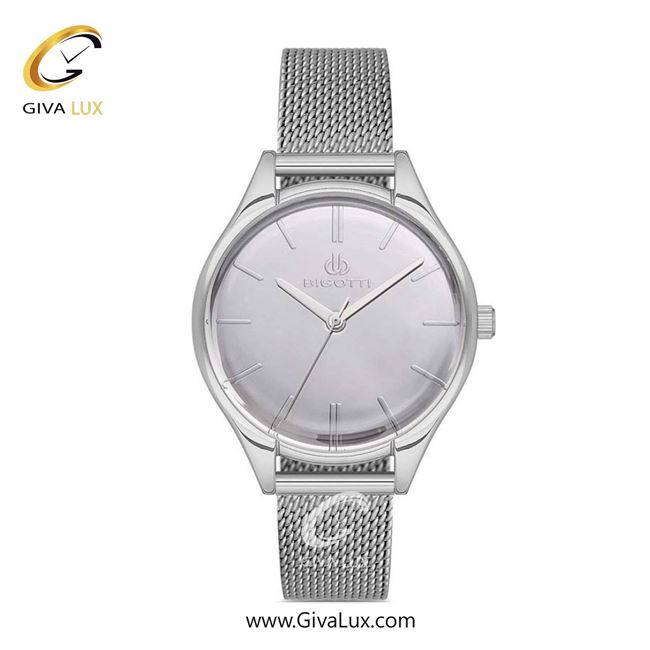 ساعت مچی اورجینال زنانه بیگوتی BIGOTTI نقره ای | نقره ای| نقره ای| کد رفرنس BG.1.10108.1